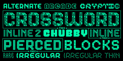 MultiType Gamer Font Poster 2