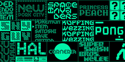 MultiType Gamer Font Poster 12