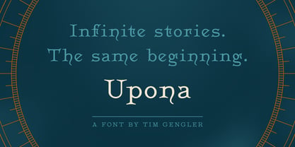 Upona Font Poster 1