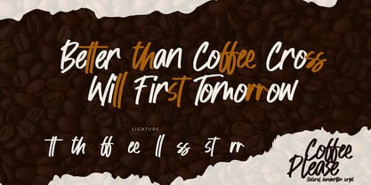 Coffee Please Font Poster 7