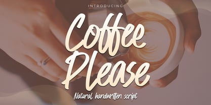 Coffee Please Font Poster 1