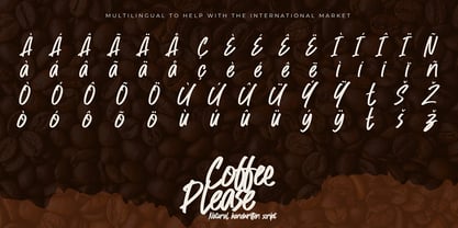 Coffee Please Font Poster 6