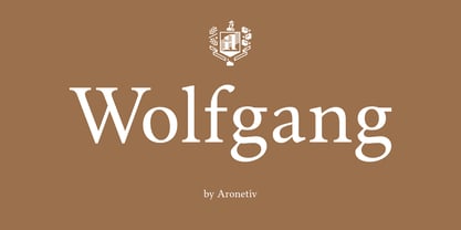 Wolfgang Font Poster 1