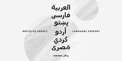 Greycliff Arabic CF Font Poster 6