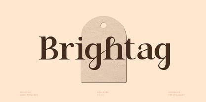 Brightag Font Poster 1