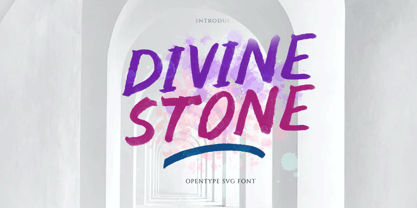 Divine Stone Font Poster 1