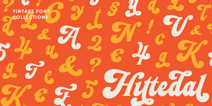 Hittedal Font Poster 11