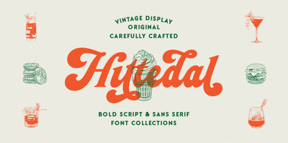 Hittedal Font Poster 1