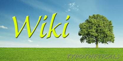Wiki Font Poster 1