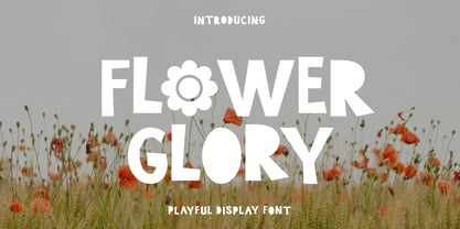Flower Glory Font Poster 1