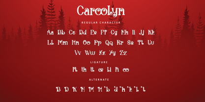Caroolyn Font Poster 6