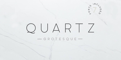 Quartz Grotesque Font Poster 1