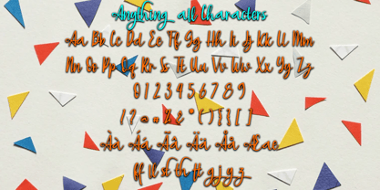 Anything Font Poster 5