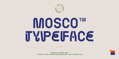Mosco Font Poster 1