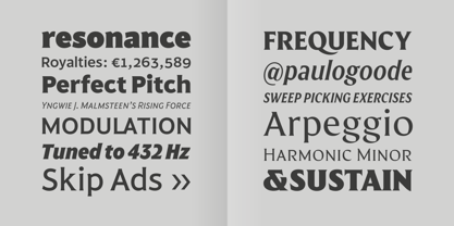 Harmonique Font Poster 7