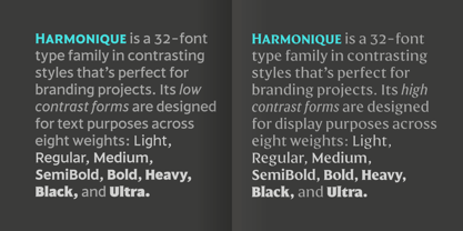 Harmonique Font Poster 2