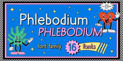 Phlebodium Font Poster 1