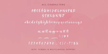 Happy Pink Font Poster 5