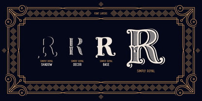 Simply Royal Font Poster 4