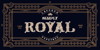 Simply Royal Fuente Póster 1