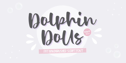 Dolphin Dolls Font Poster 1