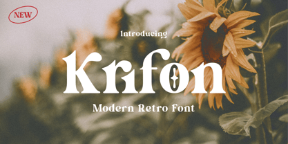 Krifon Regular Font Poster 1