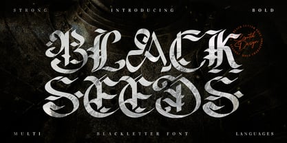 Blackseed Font Poster 1
