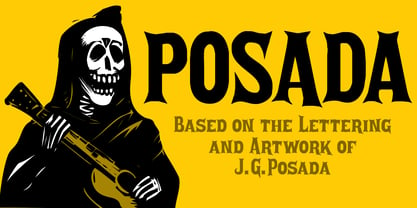 P22 Posada Font Poster 1