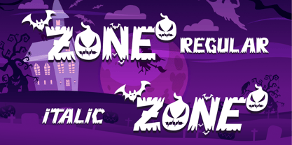 Ghost Zone Font Poster 9