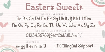 Easter Sweet Font Poster 7