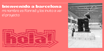 Barceloneta Font Poster 2
