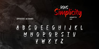ROHS Simplicity Font Poster 7