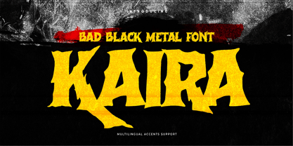 Kaira Font Poster 1