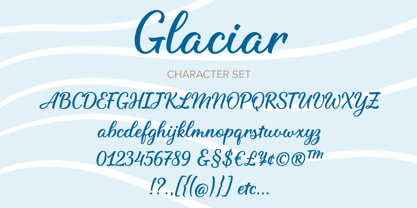 Glaciar Font Poster 5