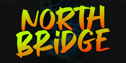 North Bridge Font Poster 1