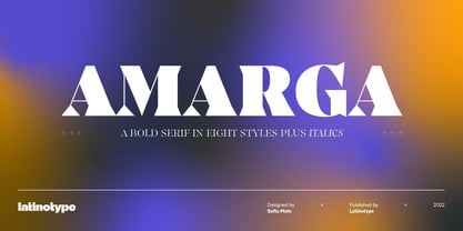 Amarga Font Poster 1