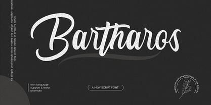 Bartharos Font Poster 1