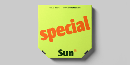 Sun Font Poster 4