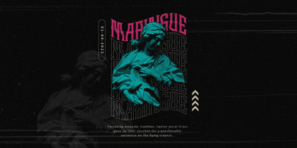 Maringue Font Poster 2
