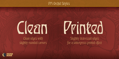 PM Orchid Font Poster 3