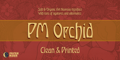 PM Orchid Font Poster 1