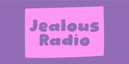 Jealous Radio Font Poster 1