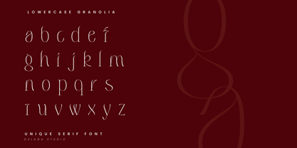 Granolia Font Poster 9