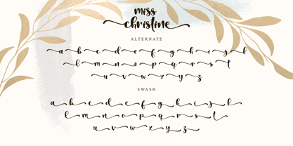 Miss Christine Fuente Póster 9