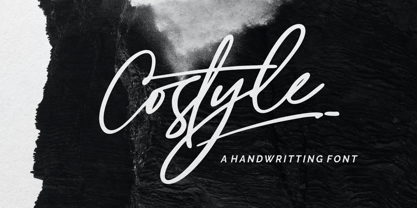 Costyle Font Poster 1