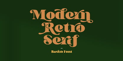 Bastro Font Poster 4