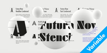 Futura Now Variable Font Poster 2
