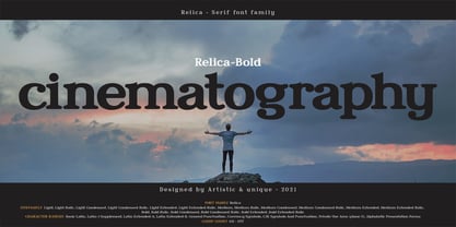 Relica Font Poster 14