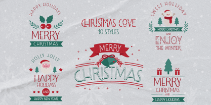 Christmas Cove Font Poster 2