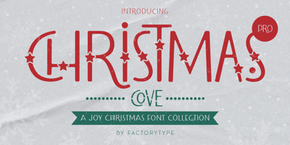 Christmas Cove Font Poster 1